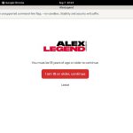 Alexlegend Limited Promotion