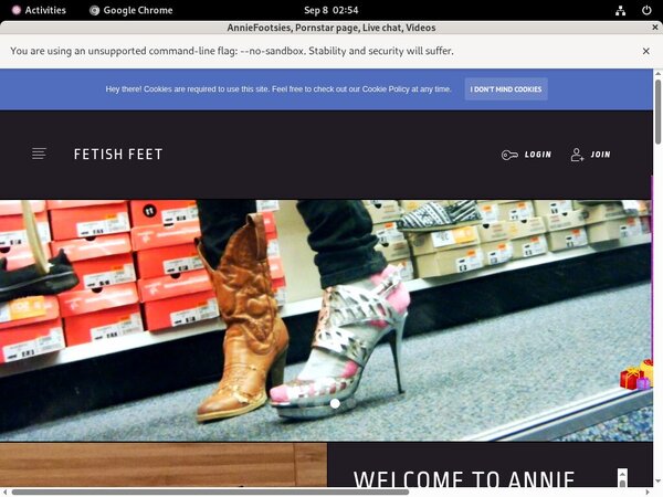 Anniefooties.modelcentro.com Discount Acc