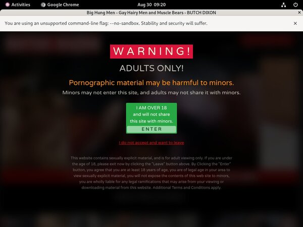 Butchdixon.com Password Bugmenot