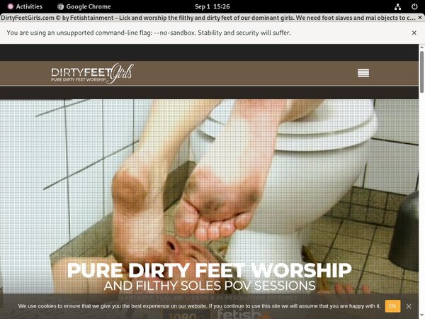 Dirty Feet Girls Discounted Membership