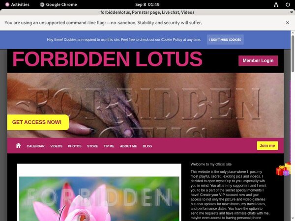 Forbiddenlotus.com Trial