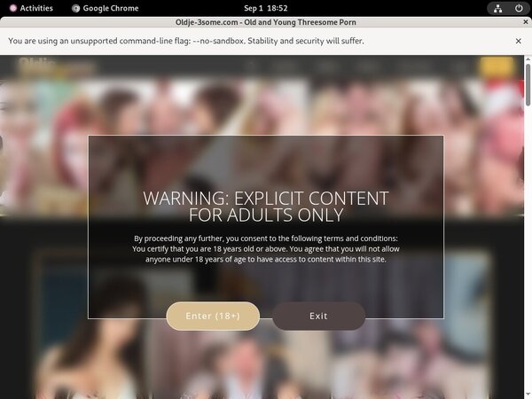 Free Full Oldje-3some.com Porn