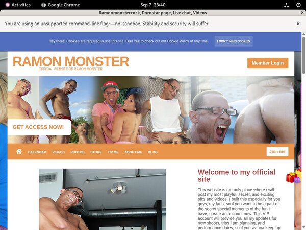 Get Into Ramonmonstercock.com Free