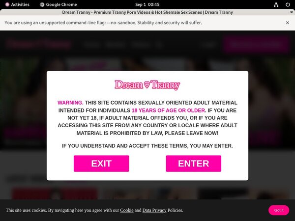 Limited Dream Tranny Discount