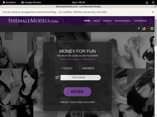 Membership For Shemale Models