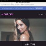 Password To Alexia Cage