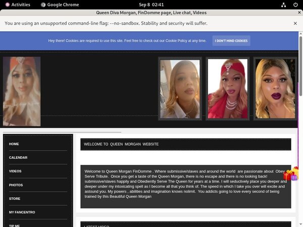 Real Queen Diva Morgan Accounts