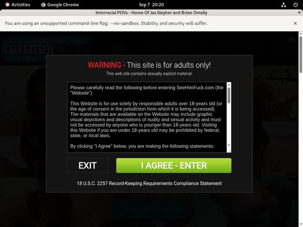 Signup For Interracial POVs With Paypal