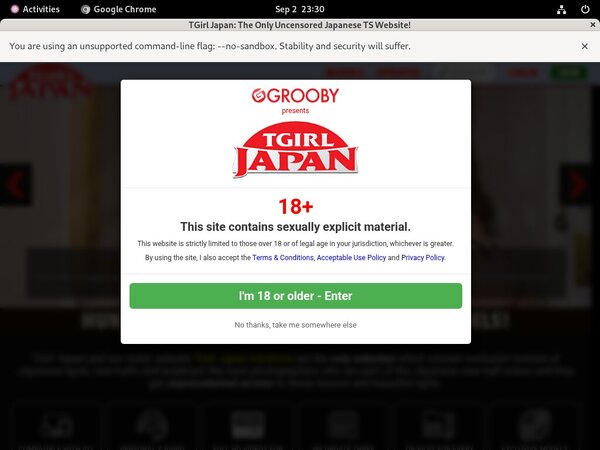 TGirl Japan Passcode