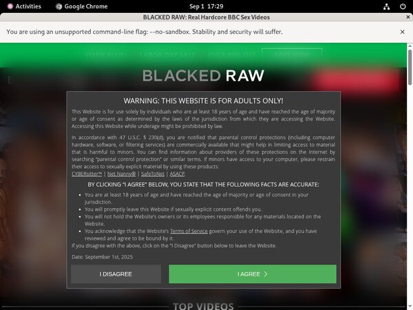 Try Blacked Raw For Free
