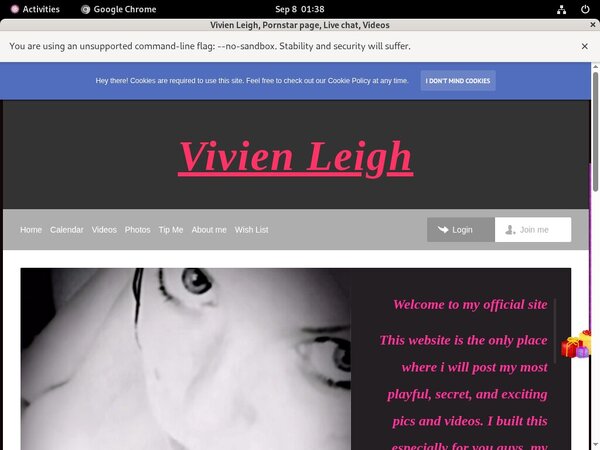Vivien Leigh Hacked Account