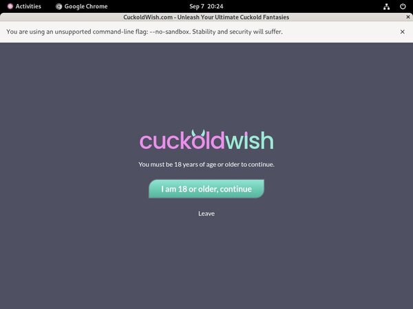 Cuckoldwish Member Discount