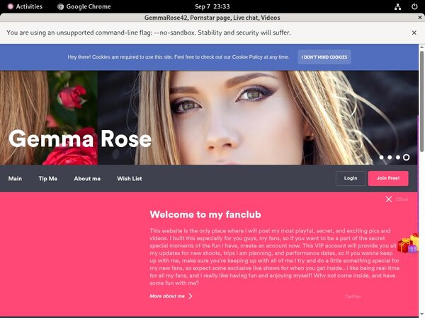 Gemmarose42.modelcentro.com User And Pass