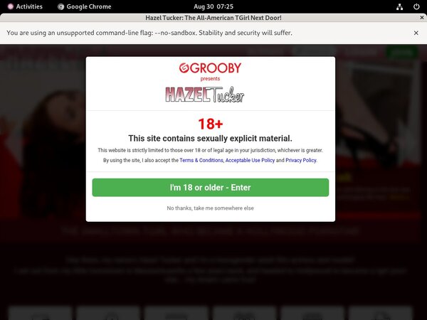 Hazel Tucker Sign Up Again