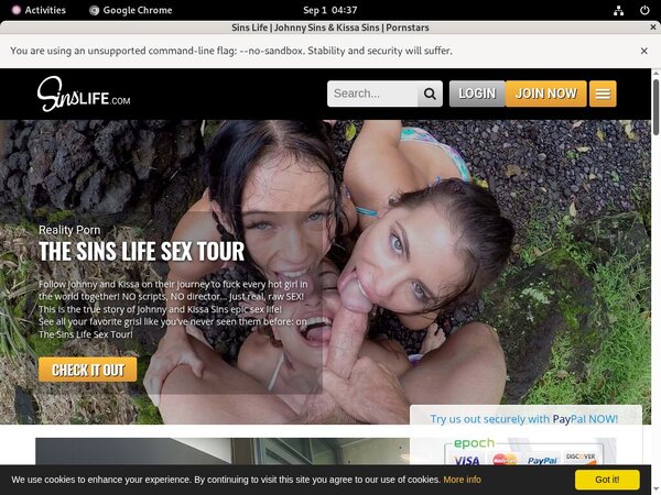 Sins Life Free Trial Membership