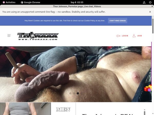 Thorjohnsonxxx.com Web Site