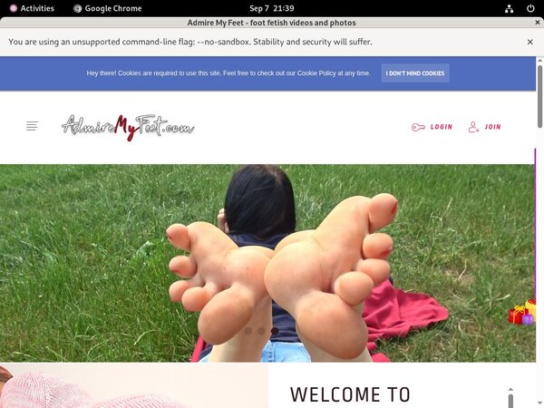 Admiremyfeet.com Sale Price