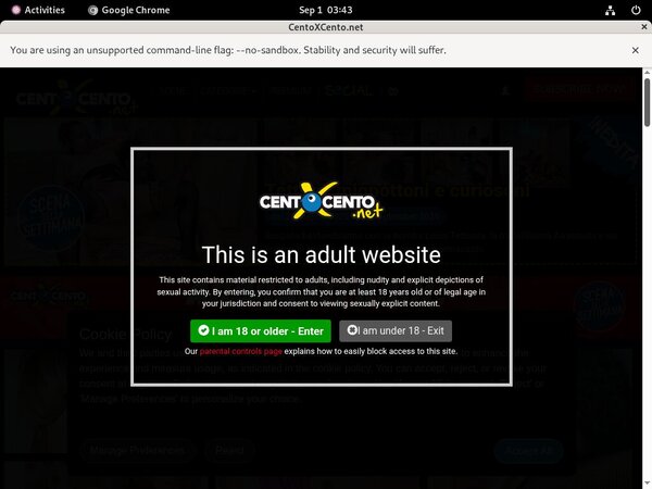 Cento X Cento Password Blog