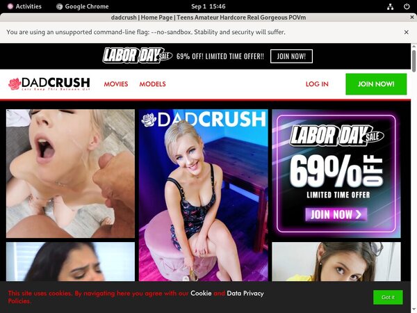 Dad Crush Pro Biller Page