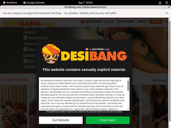 Desibang Fresh Passwords
