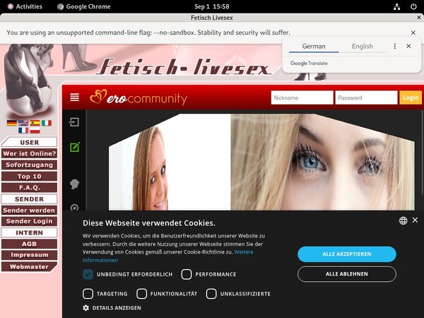 Fetisch-livesex.de Sign Up Discount