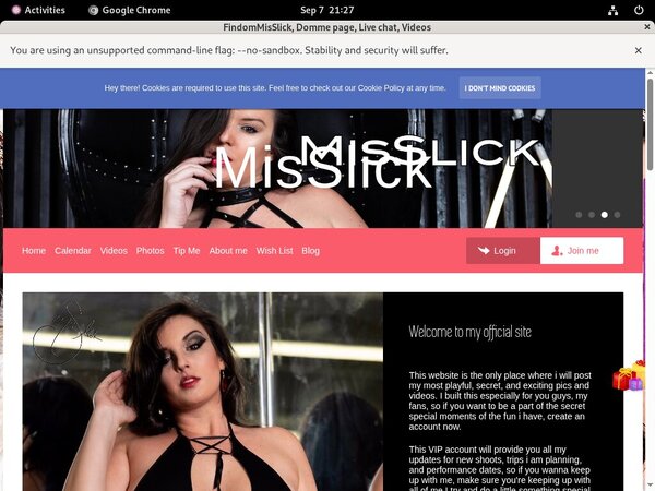 FindomMisSlick Webcam FindomMisSlick Webcam