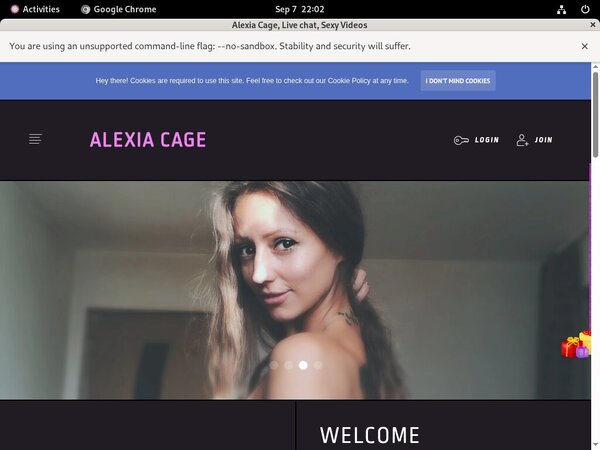 Free Alexia Cage Sign Up