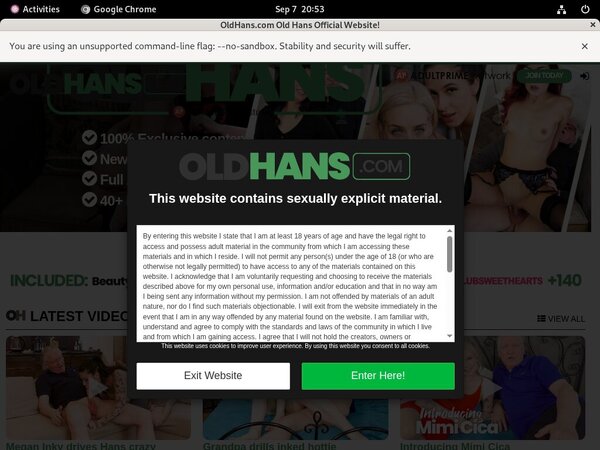 Free Old Hans Membership Account