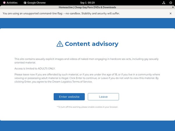 Homo Active Trial Sign Up