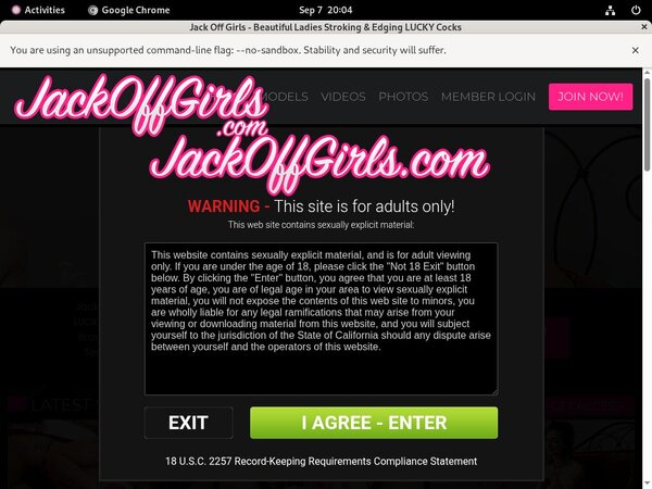 Jack Off Girls Offer