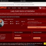 LadyGoldFetishdiva Discount Url