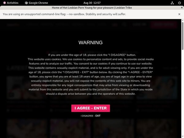 Lesbiantribe.com With Maestro Card