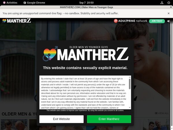Mantherz.com Without CC