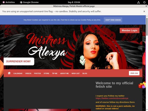Mistress Alexya Update