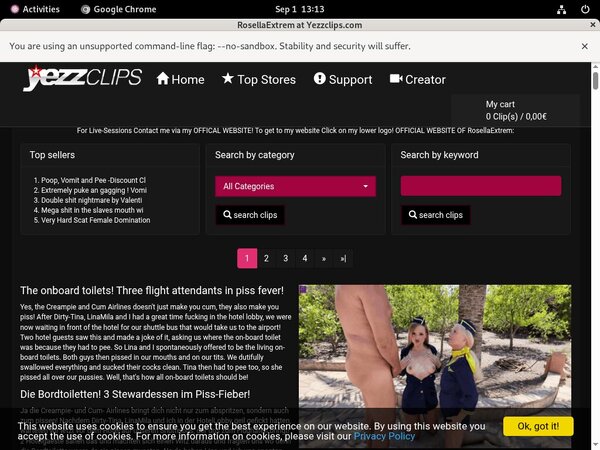 RosellaExtrem $1 Porn Trial