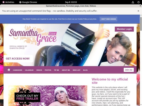 SamanthaGraceLive Net