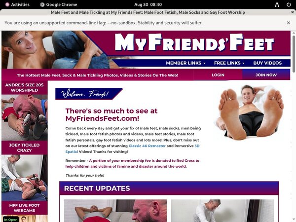 Special Myfriendsfeet.com Discount Deal