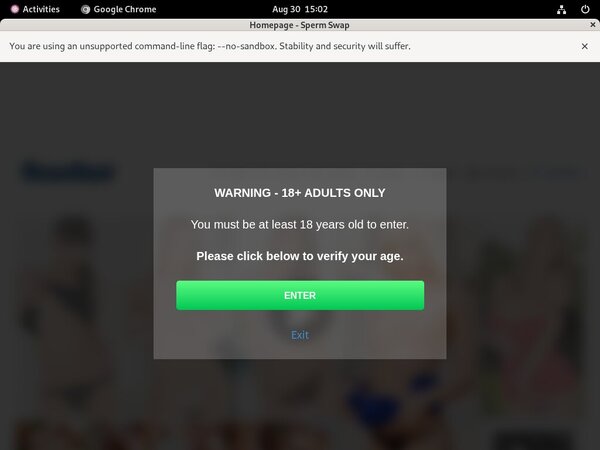 Sperm Swap Account Login