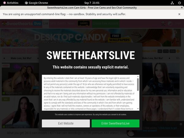 Sweethearts Live Discount Prices