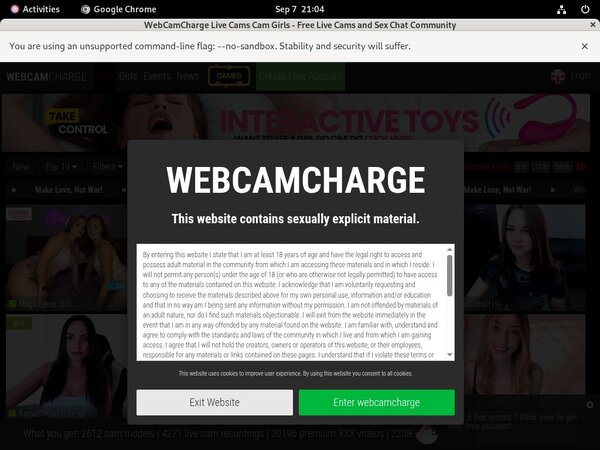 Webcam Charge Customer Support