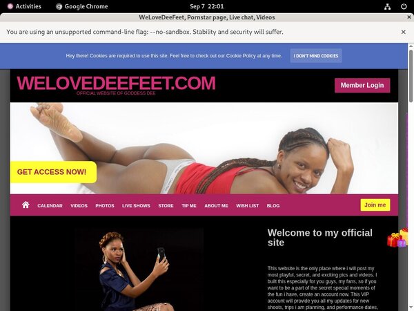 Welovedeefeet.com Best Videos