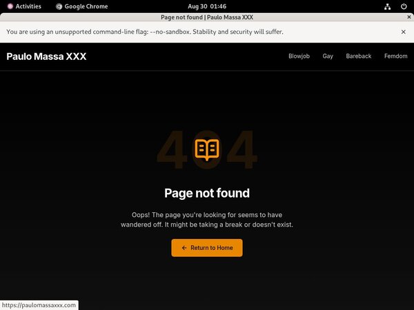 Paulo Massa XXX Log In