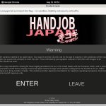 Handjobjapan Login Codes